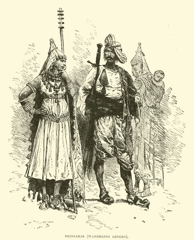 Brinjaras, Wandering Gipsies  af English School