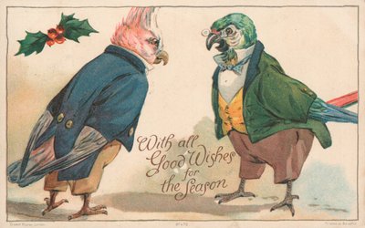 Britische Weihnachtskarte von English School