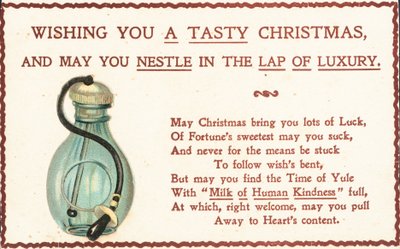 Britische Weihnachtskarte von English School