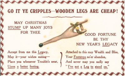 Britisk julekort af English School