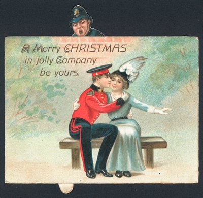 Britische Weihnachtskarte von English School