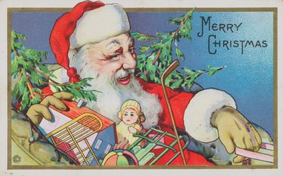 Britiske julekort af English School