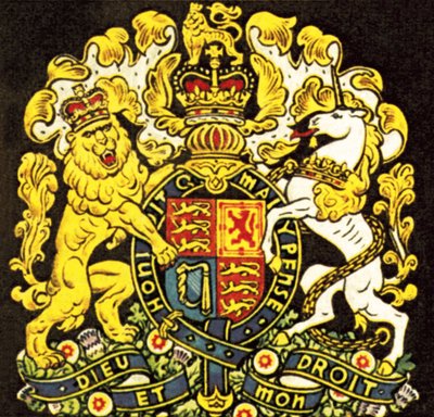 Britisk våbenskjold af English School