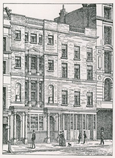 British Hotel, Cockspur Street, London af English School