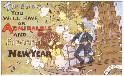 Britisk nytårskort af English School