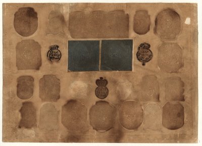British Revenue Stamps, c.1765 af English School