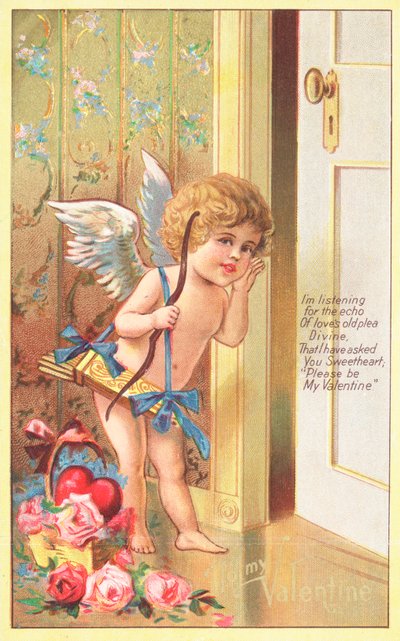 Britisk valentinskort af English School