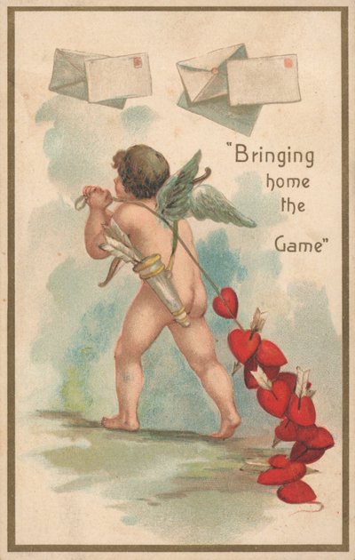 Britisk Valentines kort af English School