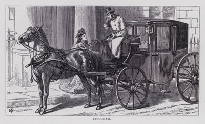 Brougham (gravering) af English School