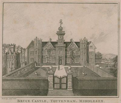 Bruce Castle, Tottenham, London; en udsigt taget i 1686 af English School
