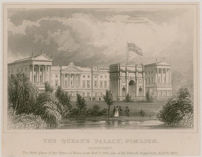 Buckingham Palace af English School