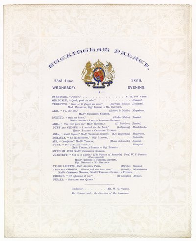 Buckingham Palace-koncert, 23. juni 1869 af English School