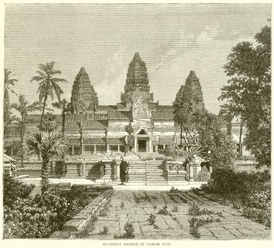 Buddhistiske tempel efter Wat af English School