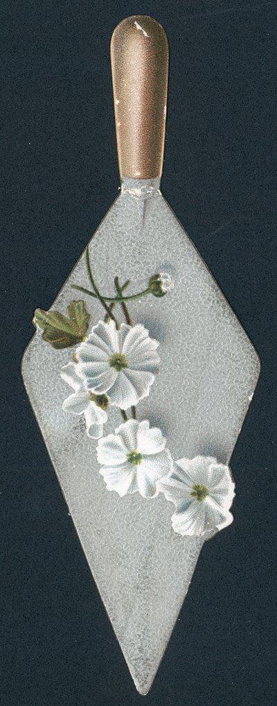 Builders Trowel og Blomster, Julekort af English School