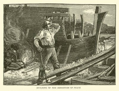 Bau des Boten des Friedens von English School