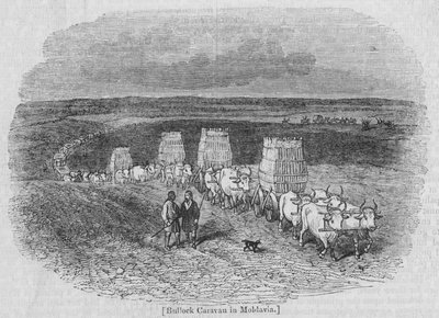 Bullock Caravan i Moldavien af English School