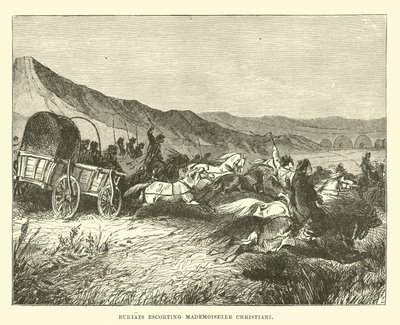 Buriats escorting Mademoiselle Christiani  af English School