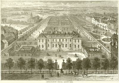 Burlington House, omkring 1700 af English School