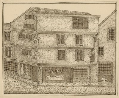 Slagter i Smithfield af English School