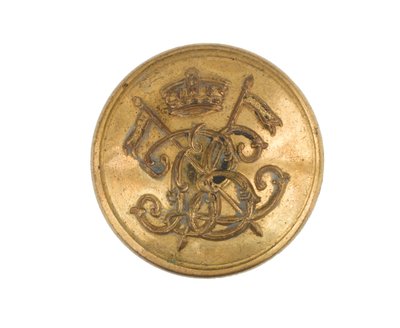 Button, 9. Regiment af Bengal Lancers, før 1901 af English School