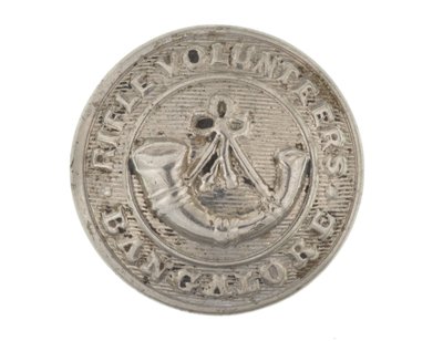 Button, Bangalore Rifle Volunteers, 1880-1920 af English School