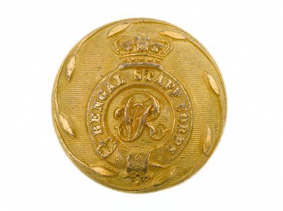 Button, Bengal Staff Corps, 1861-1876 af English School