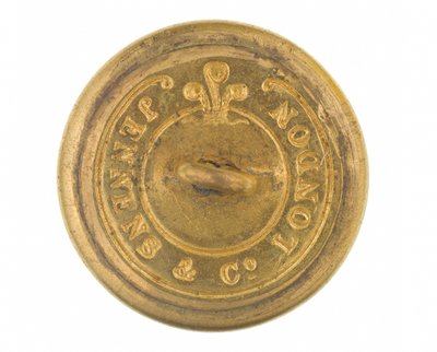 Button, officer, 4. bengalske europæiske regiment, 1855-1861 af English School