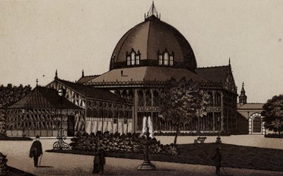 Buxton: The New Pavilion (litho) af English School