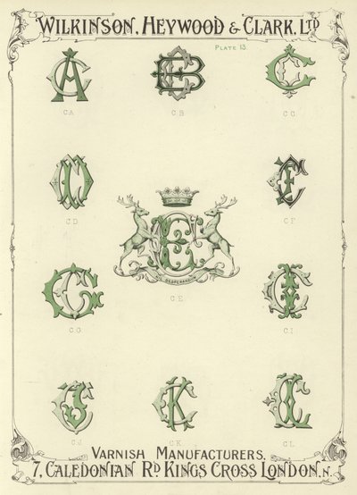 CA, CB, CC, CD, CE, CF, CG, CI, CJ, CK, CL af English School