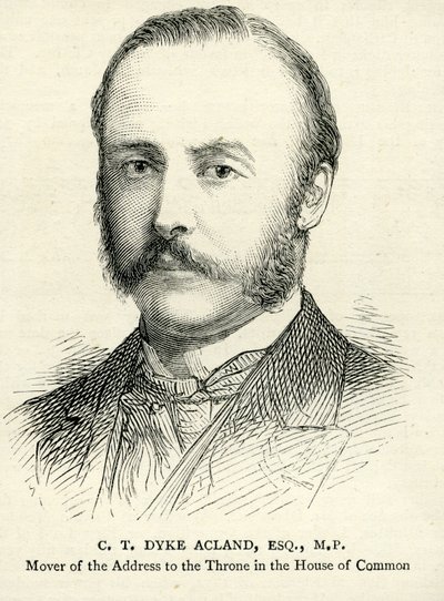 C. T. Dyke Acland Illustration fra The Graphic 17. februar 1883 af English School