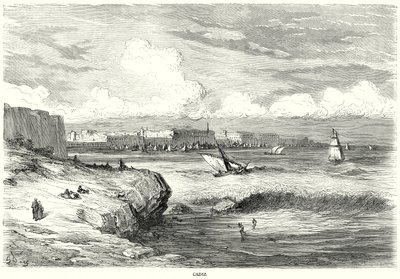 Cadiz (gravering) af English School