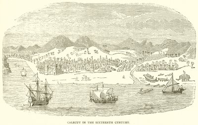 Calecut i det sekstende århundrede af English School