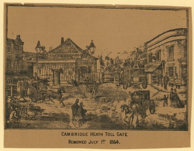 Cambridge Heath Turnpike Gate af English School