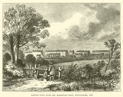 Camden Town fra Hampstead Road, Marylebone af English School