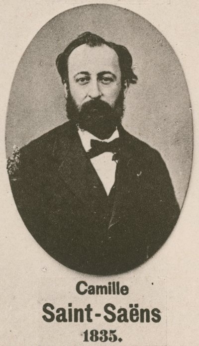 Camille Saint-Saens (gravering) af English School