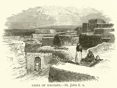 Kana af Galilæa, St. John, ii af English School
