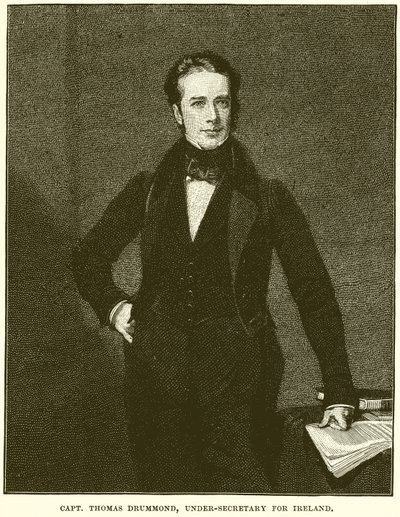 Kaptajn Thomas Drummond, undersekretær for Irland af English School