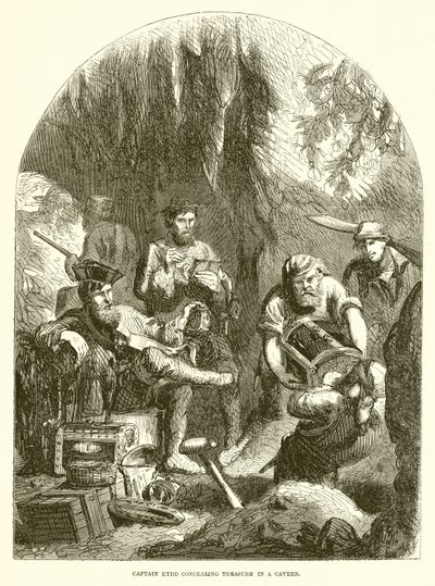 Kaptajn Kydd skjuler skat i en hule af English School