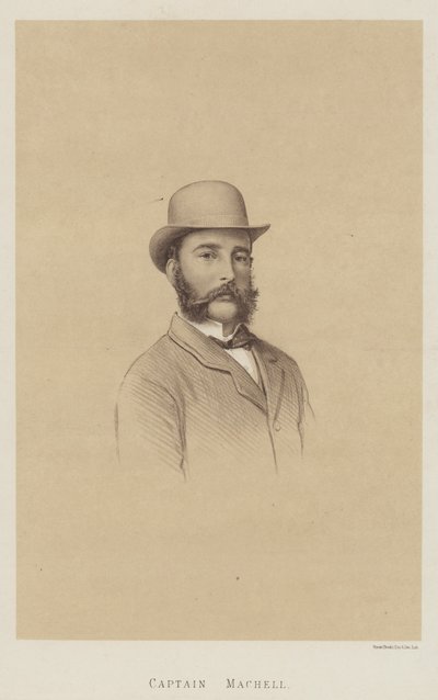 Kaptajn Machell, "Jem" (litho) af English School