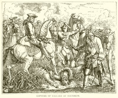 Tilfangetagelse af Tallard ved Blenheim af English School