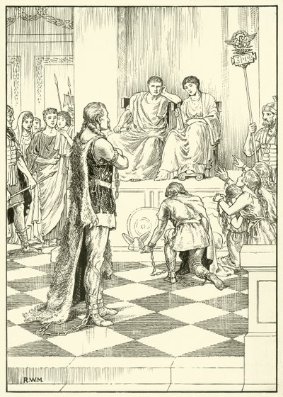 Caractacus (blæk på papir) af English School