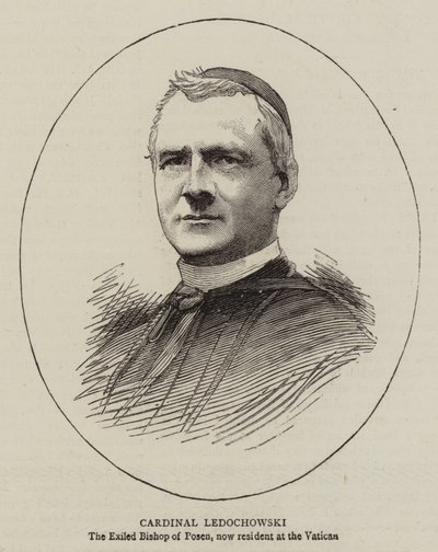 Kardinal Ledochowski (gravering) af English School