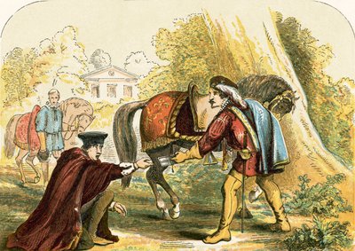 Kardinal Wolsey og kongens budbringer af English School