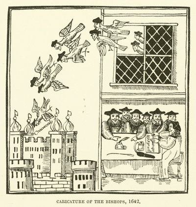 Karikatur af biskopperne, 1642 af English School