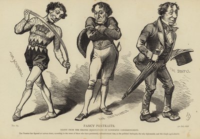 Karikaturer af Benjamin Disraeli af English School