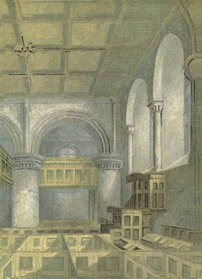 Carlisle Cathedral, en del af skibet af English School