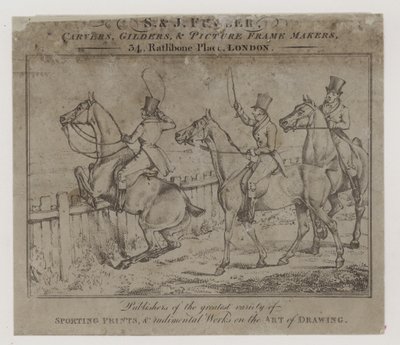 Carvers and Gilders, S og J Fuller, handelskort af English School