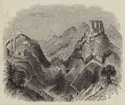 Erenburg Slot (gravering) af English School