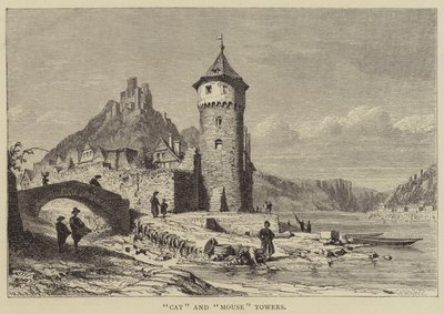 "Cat" og "Mouse" Towers (gravering) af English School