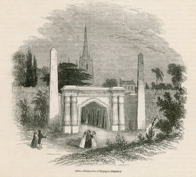 Catacombs of Highgate Cemetery, London af English School